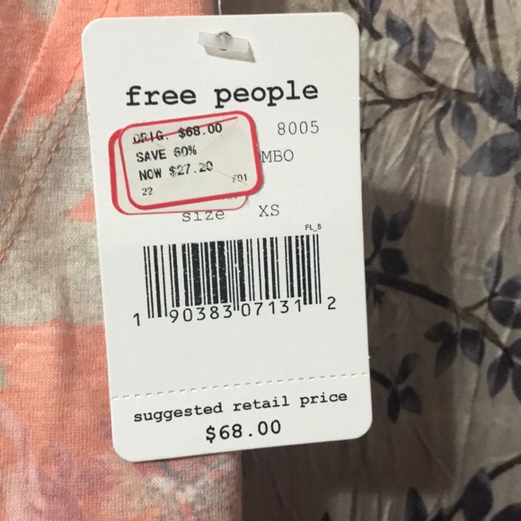 Free people shirt  We the free Xs NWT - Picture 3 of 9
